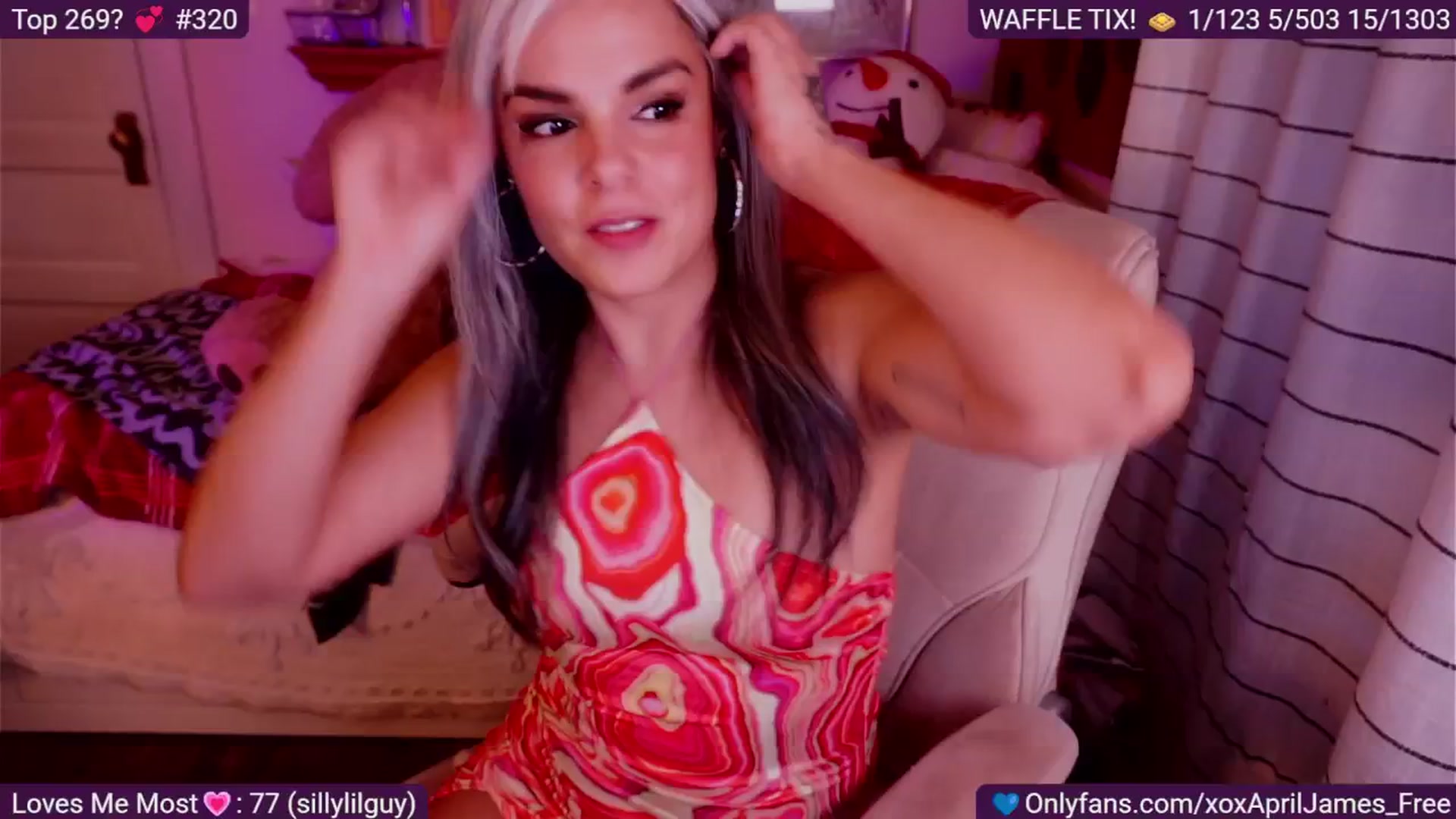 Gallery image thumbnail from AprilJames's myfreecams stream on, 01/01/2026, 24:00 image 9 of 20