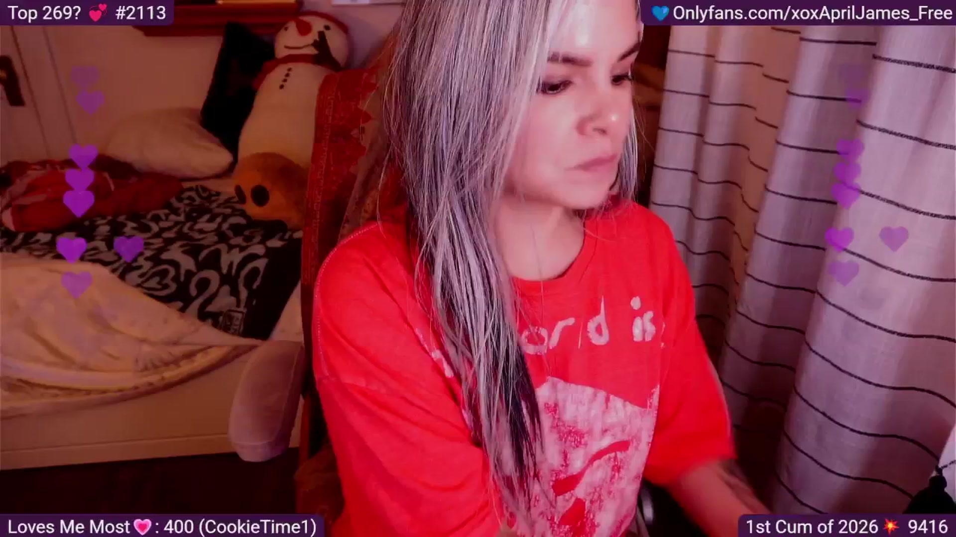 Gallery image thumbnail from AprilJames's myfreecams stream on, 01/03/2026, 24:25 image 19 of 20
