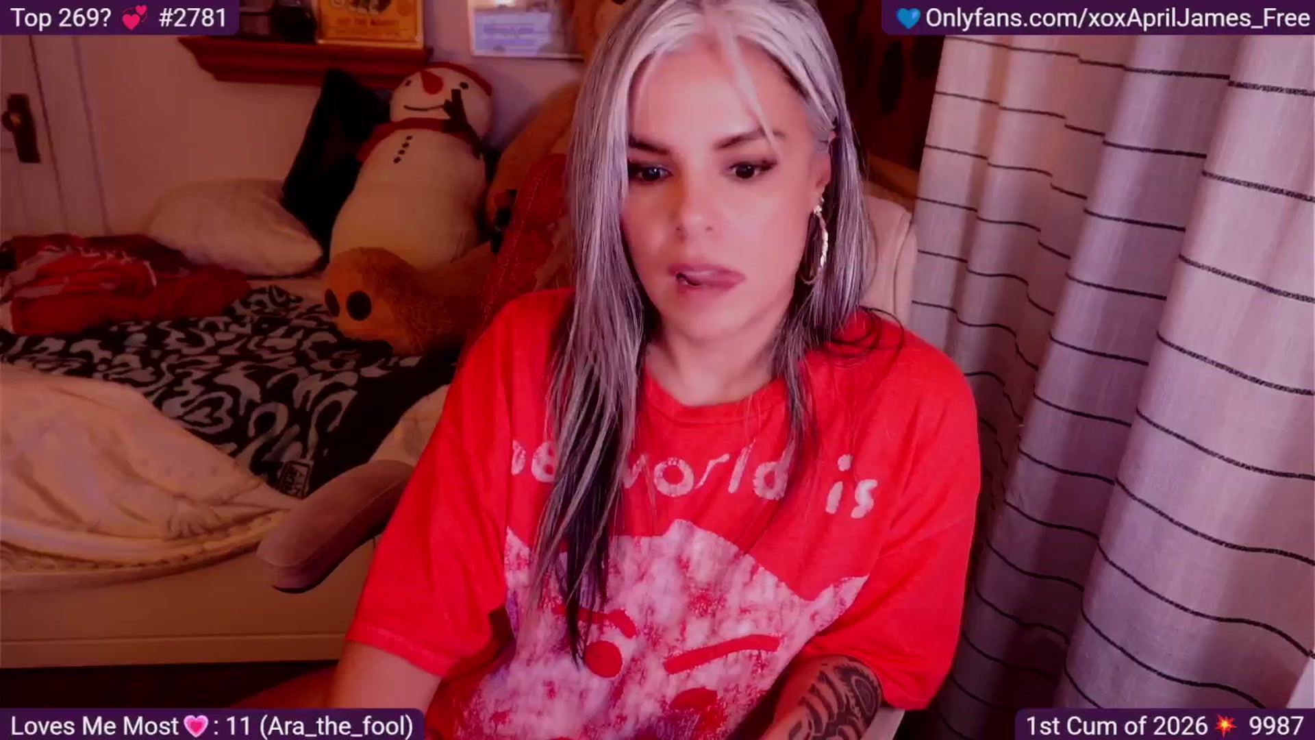 Gallery image thumbnail from AprilJames's myfreecams stream on, 01/03/2026, 24:25 image 10 of 20