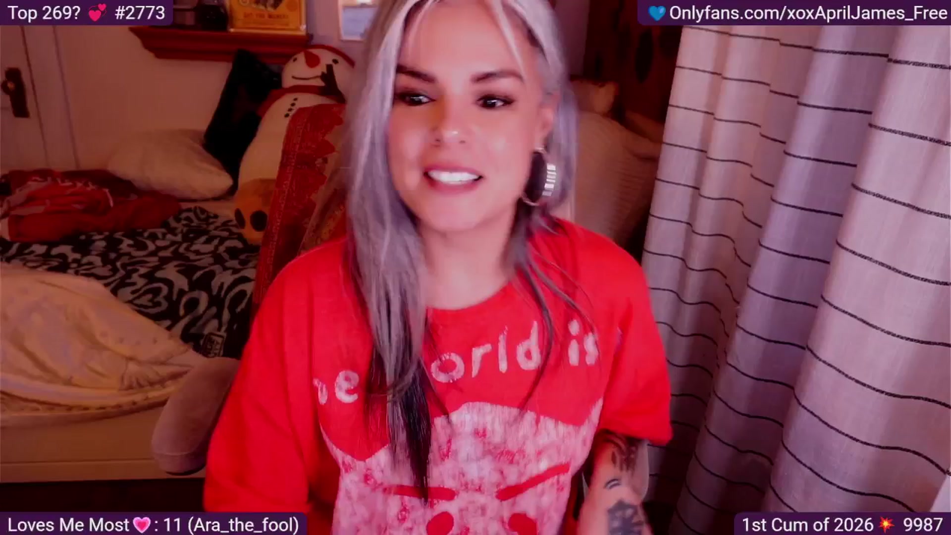 Gallery image thumbnail from AprilJames's myfreecams stream on, 01/03/2026, 24:25 image 6 of 20