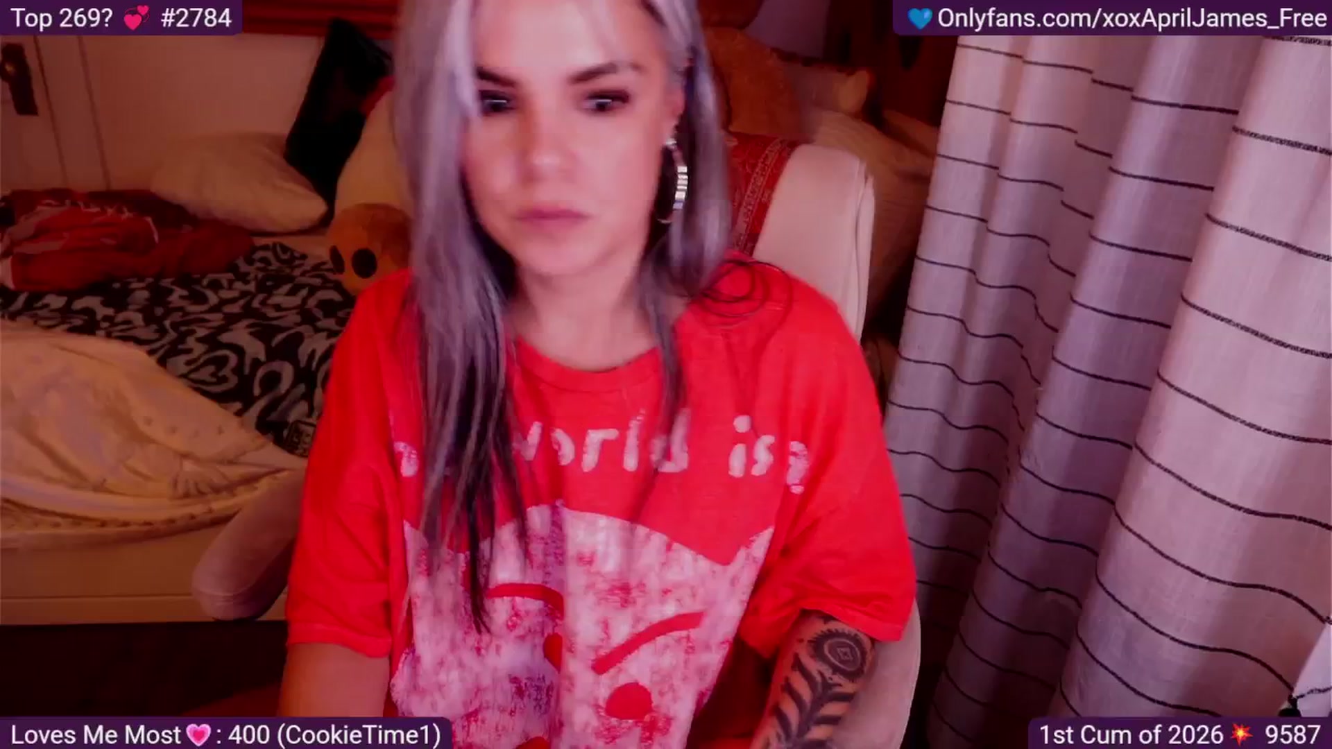 Gallery image thumbnail from AprilJames's myfreecams stream on, 01/03/2026, 24:25 image 11 of 20