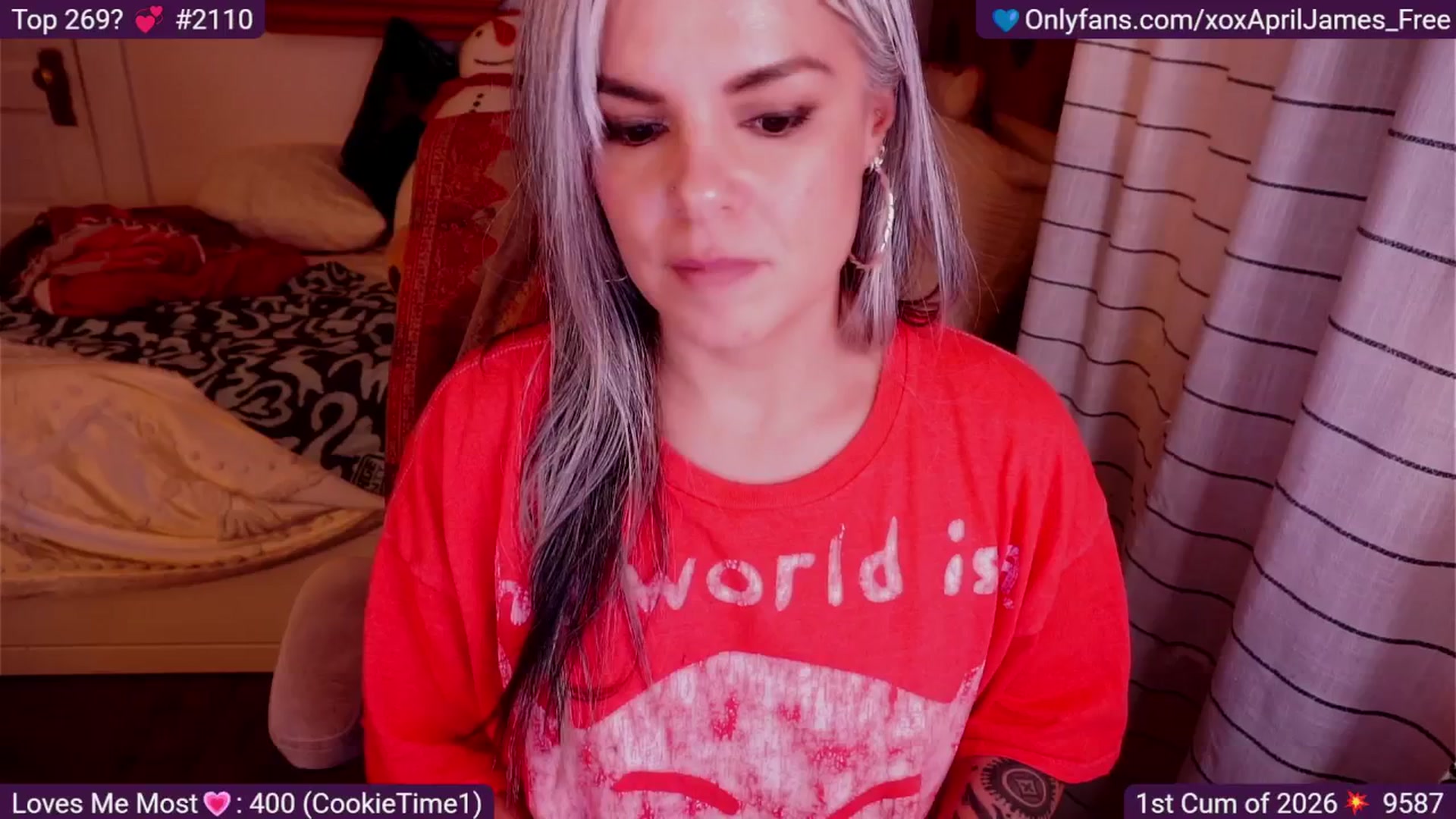 Gallery image thumbnail from AprilJames's myfreecams stream on, 01/03/2026, 24:25 image 17 of 20