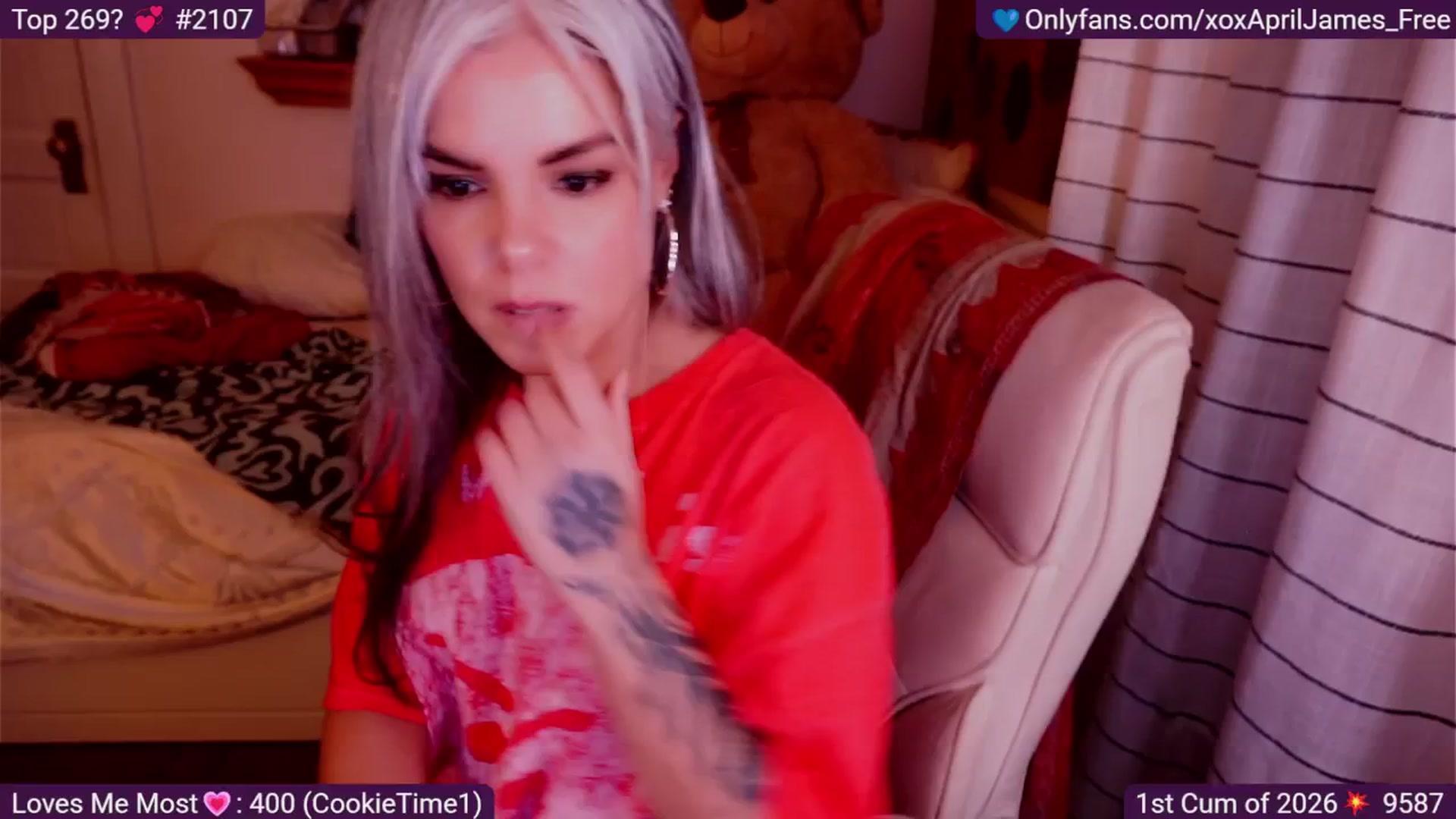 Gallery image thumbnail from AprilJames's myfreecams stream on, 01/03/2026, 24:25 image 15 of 20