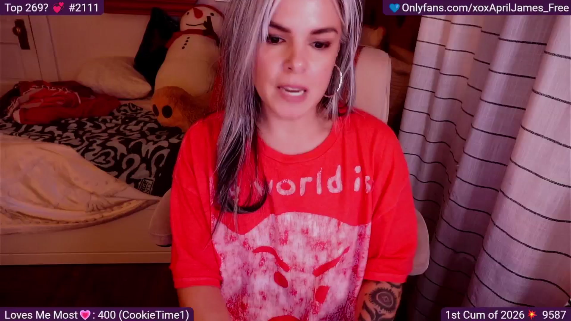 Gallery image thumbnail from AprilJames's myfreecams stream on, 01/03/2026, 24:25 image 18 of 20