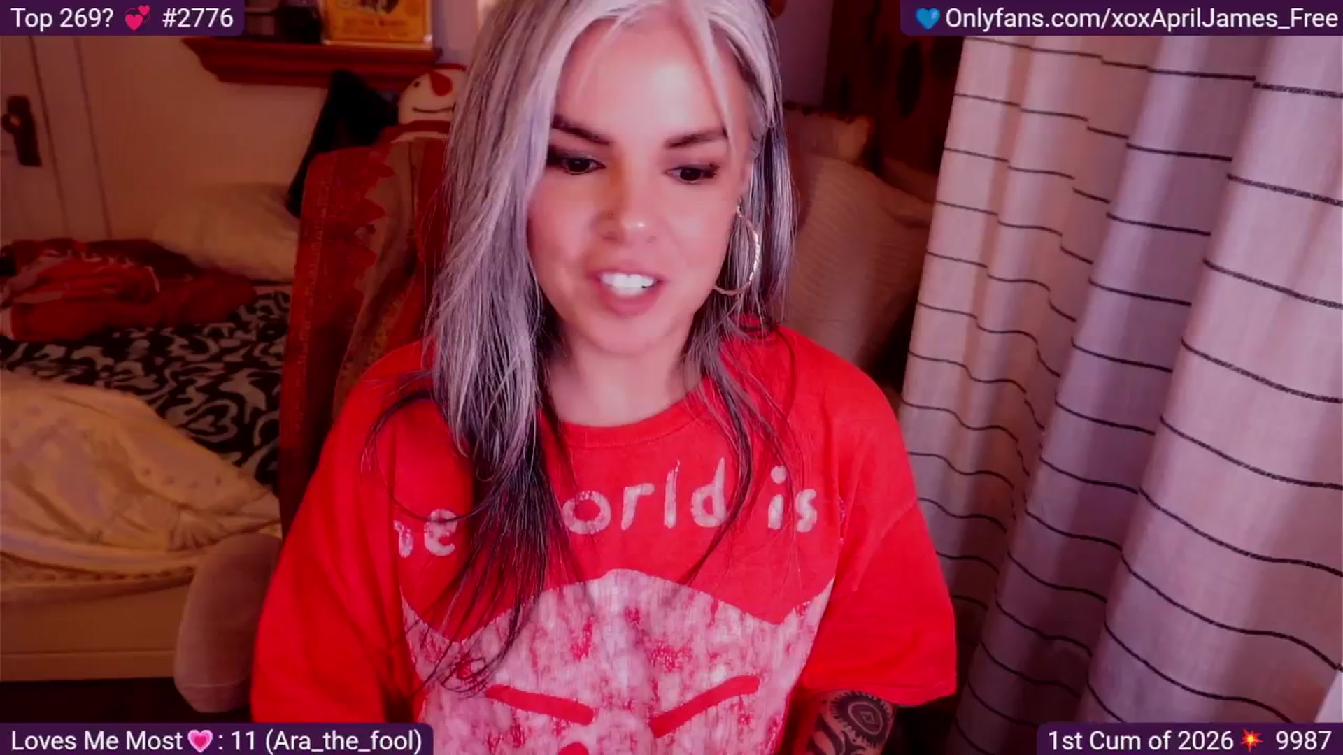 Gallery image thumbnail from AprilJames's myfreecams stream on, 01/03/2026, 24:25 image 7 of 20