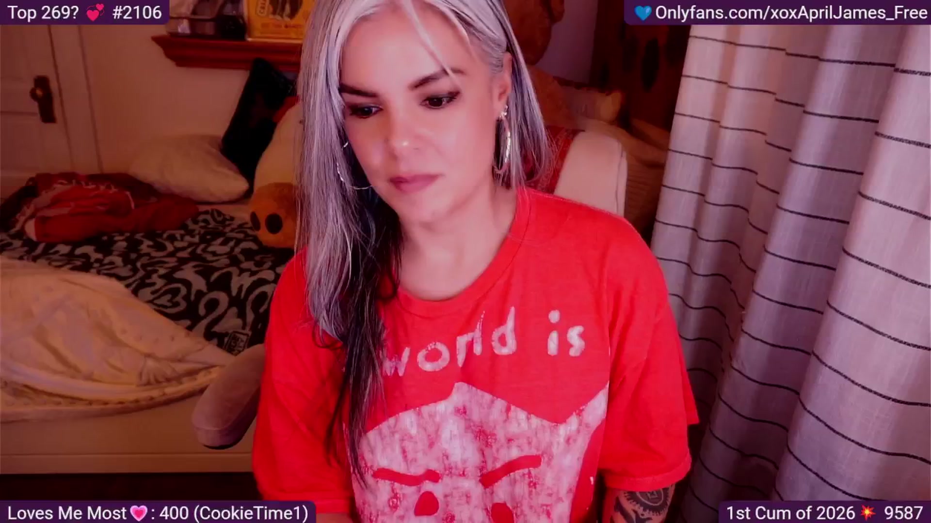 Gallery image thumbnail from AprilJames's myfreecams stream on, 01/03/2026, 24:25 image 14 of 20