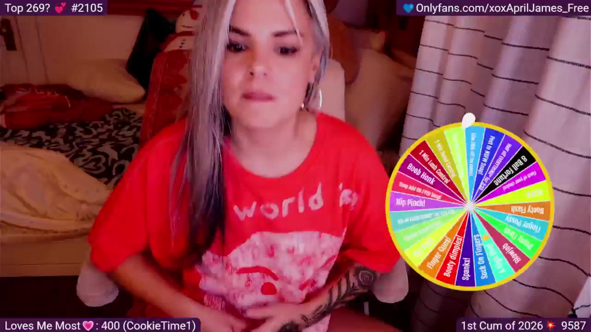 Gallery image thumbnail from AprilJames's myfreecams stream on, 01/03/2026, 24:25 image 13 of 20