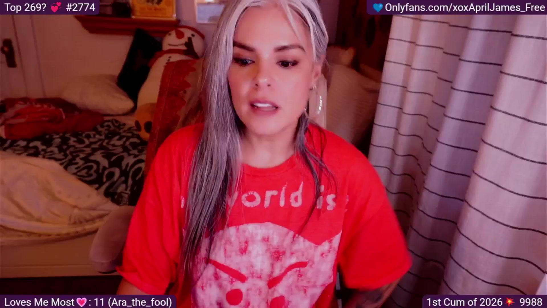 Gallery image thumbnail from AprilJames's myfreecams stream on, 01/03/2026, 24:25 image 5 of 20