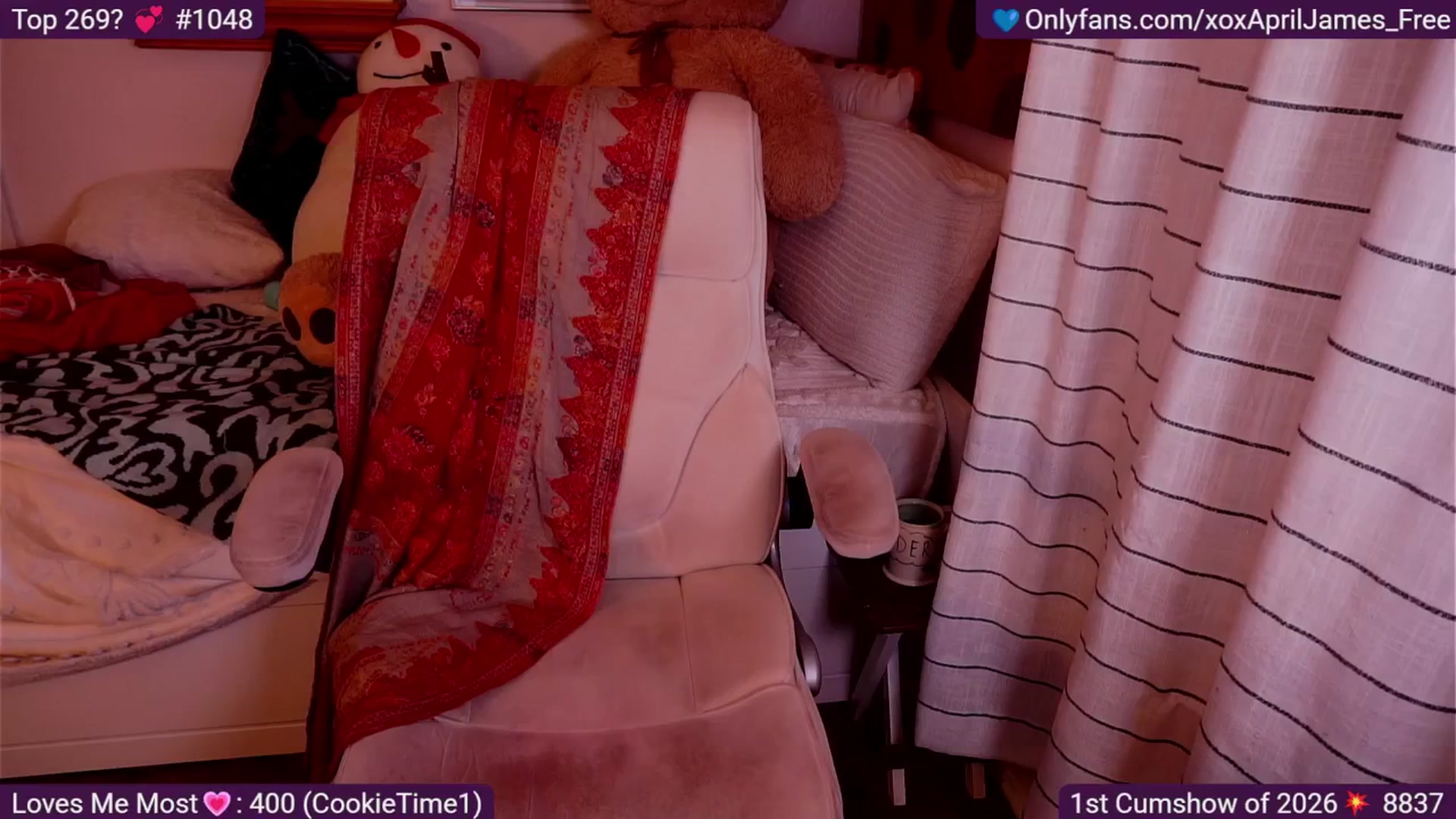 Gallery image thumbnail from AprilJames's myfreecams stream on, 01/03/2026, 01:06 image 19 of 20