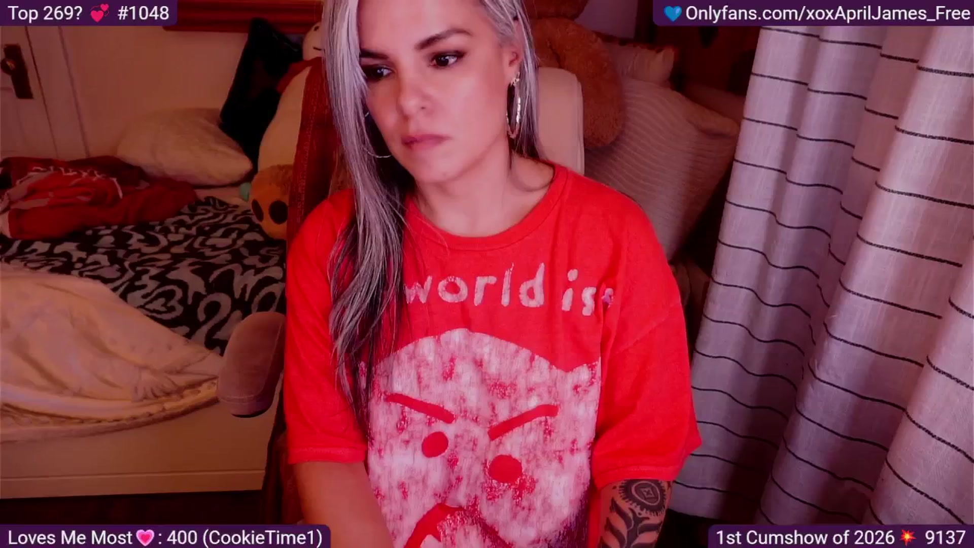 Gallery image thumbnail from AprilJames's myfreecams stream on, 01/03/2026, 01:06 image 17 of 20