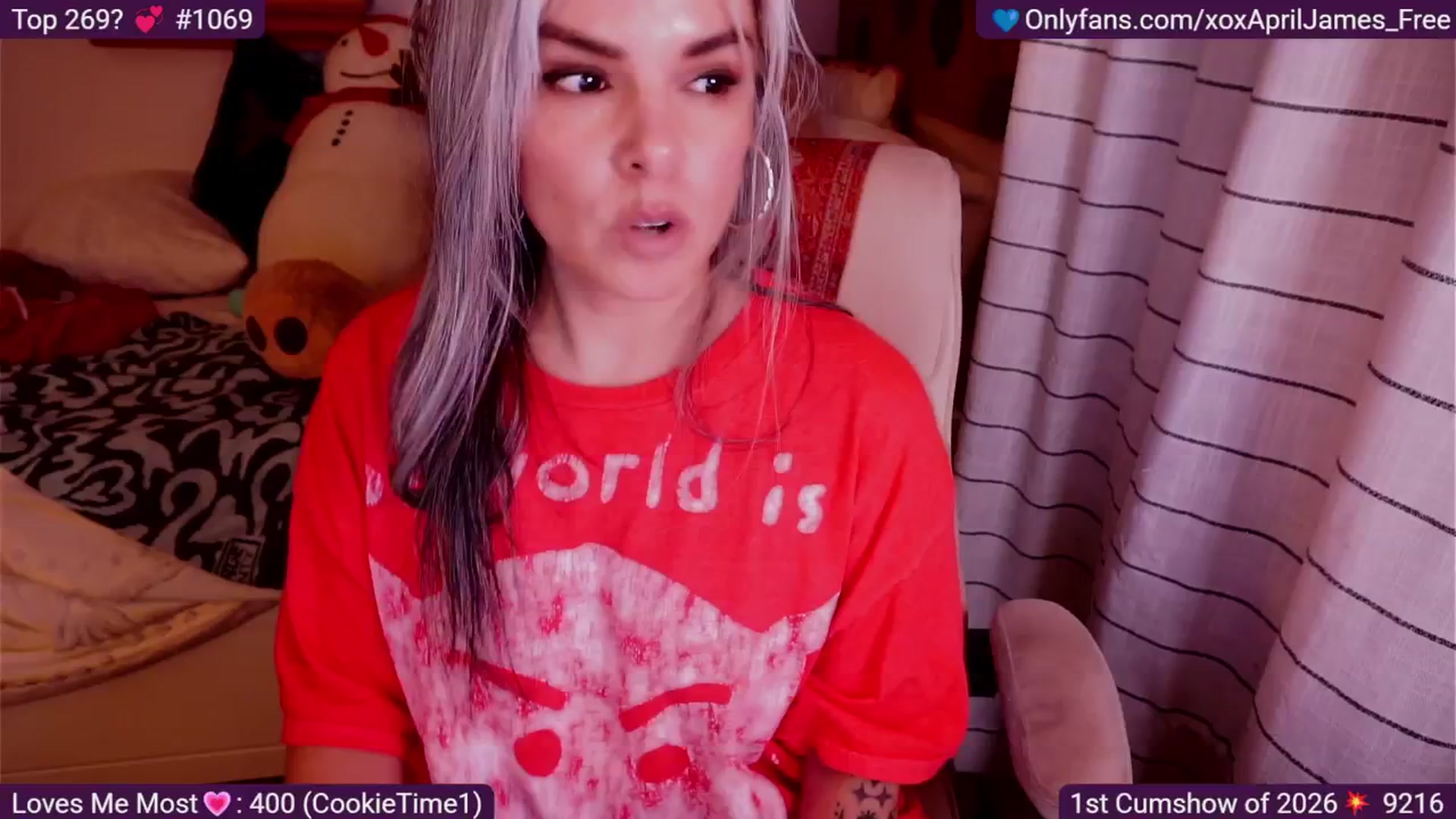 Gallery image thumbnail from AprilJames's myfreecams stream on, 01/03/2026, 01:06 image 7 of 20