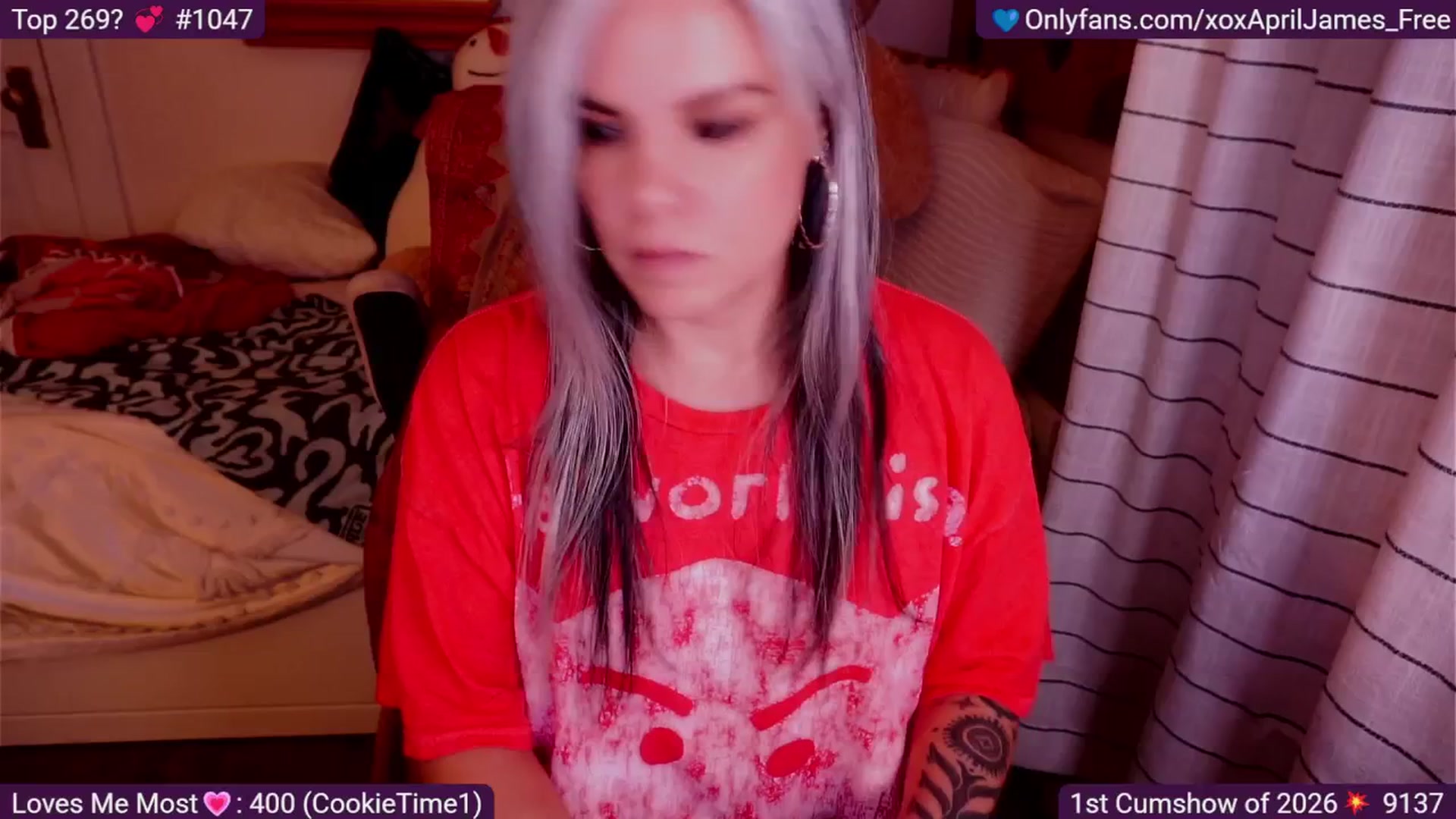 Gallery image thumbnail from AprilJames's myfreecams stream on, 01/03/2026, 01:06 image 14 of 20