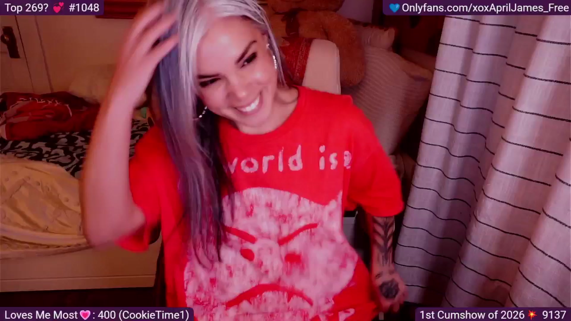 Gallery image thumbnail from AprilJames's myfreecams stream on, 01/03/2026, 01:06 image 18 of 20