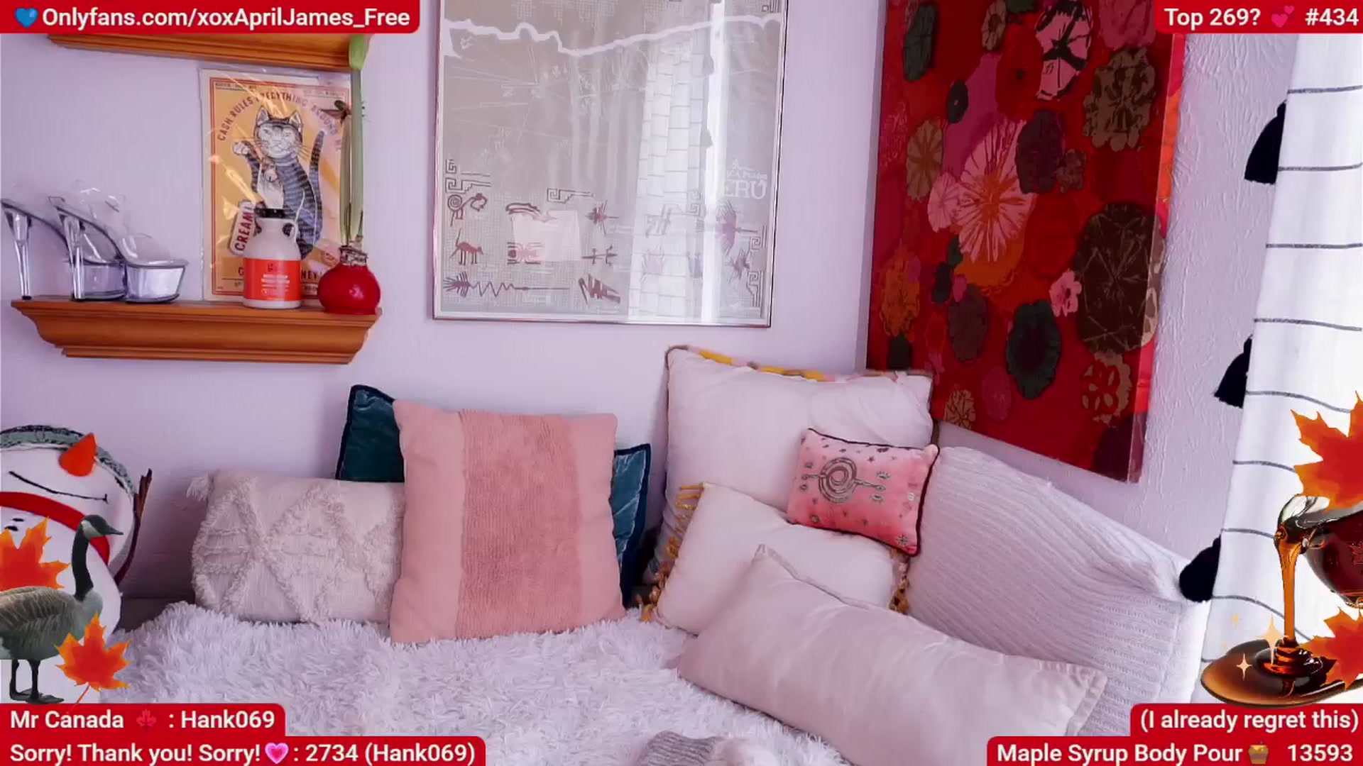Gallery image thumbnail from AprilJames's myfreecams stream on, 01/18/2026, 21:10 image 6 of 20