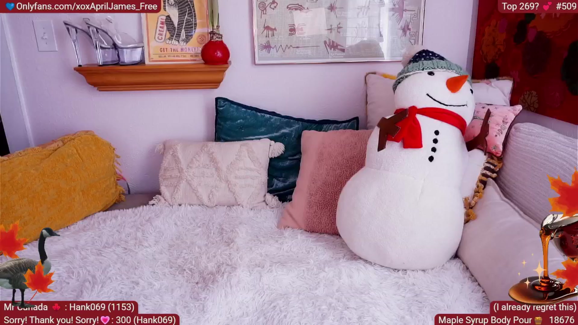 Gallery image thumbnail from AprilJames's myfreecams stream on, 01/18/2026, 21:10 image 1 of 20