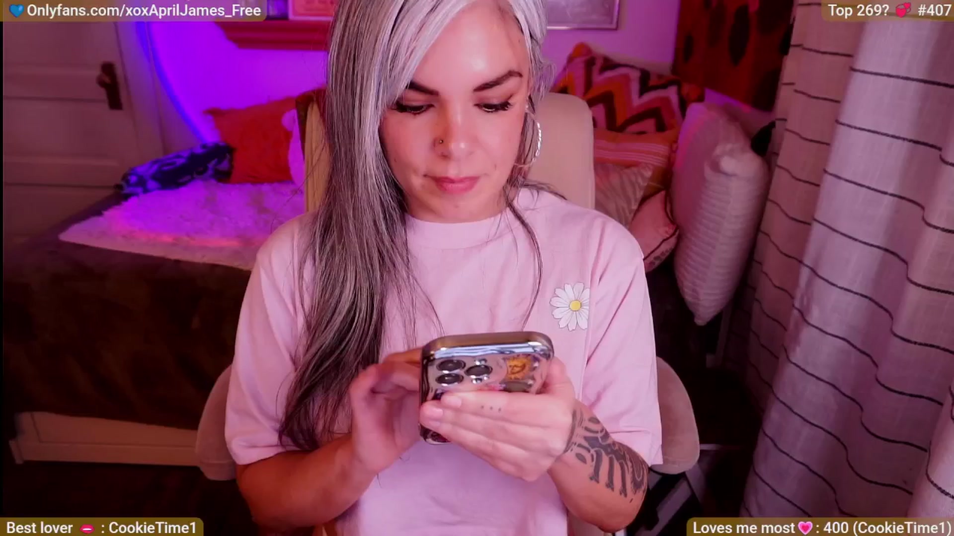 Gallery image thumbnail from AprilJames's myfreecams stream on, 01/23/2026, 01:45 image 1 of 20