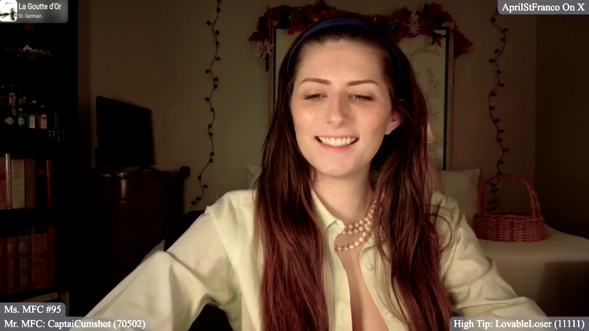 Gallery image thumbnail from AprilStFranco's myfreecams stream on, 11/22/2025, 05:38 image 5 of 20