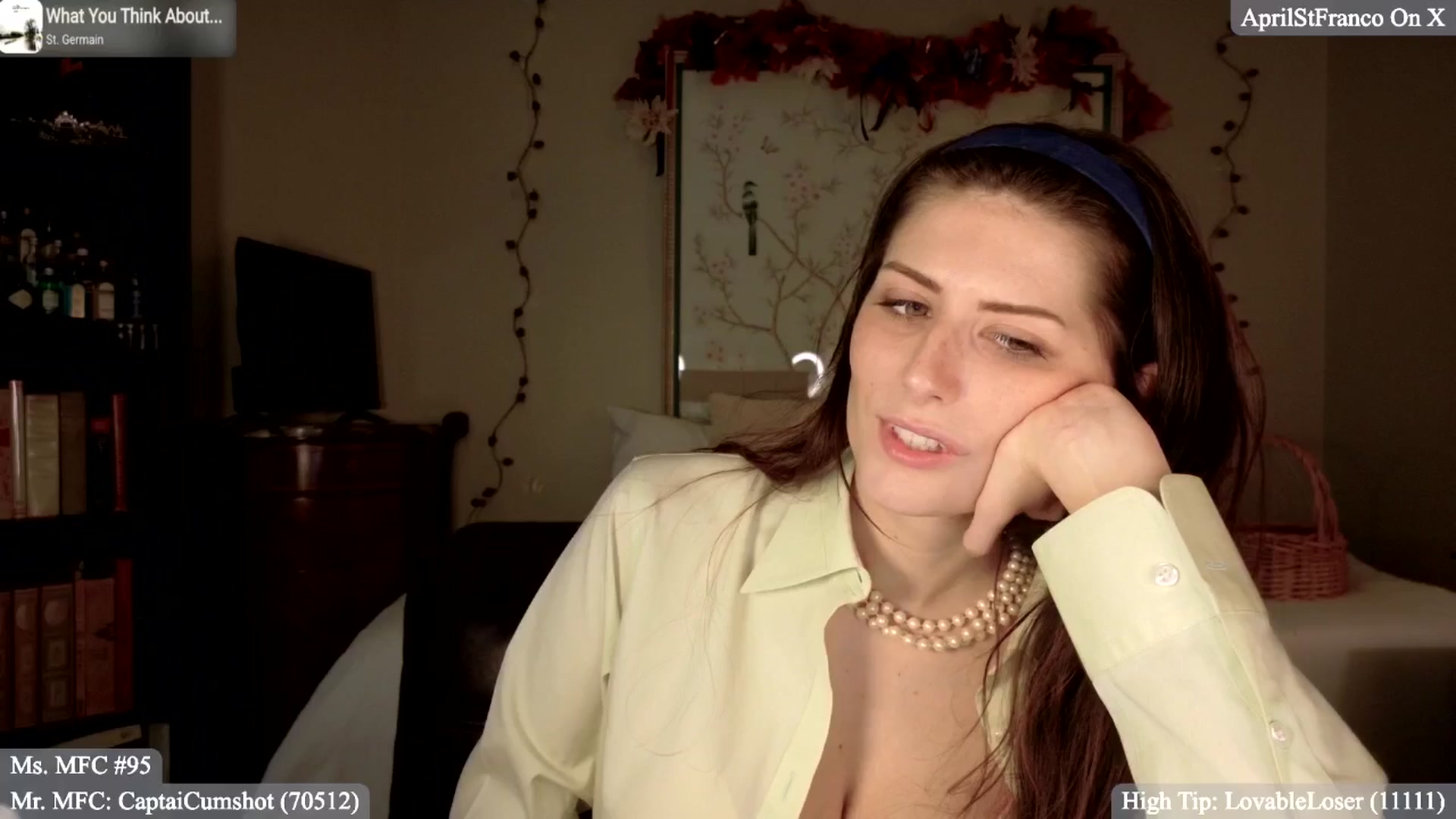 Gallery image thumbnail from AprilStFranco's myfreecams stream on, 11/22/2025, 05:38 image 19 of 20