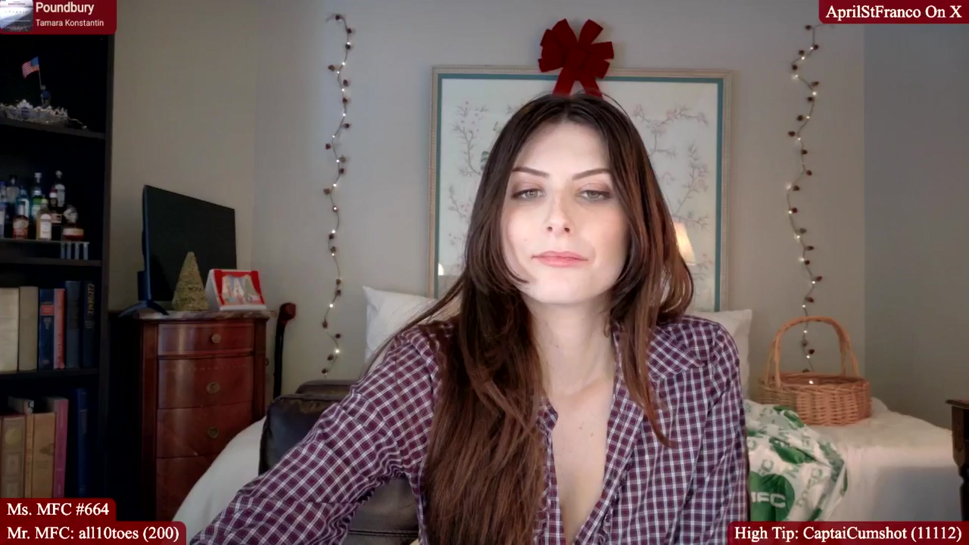 Gallery image thumbnail from AprilStFranco's myfreecams stream on, 12/15/2025, 22:26 image 1 of 20