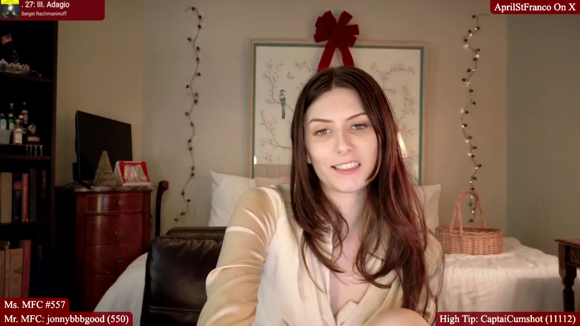Gallery image thumbnail from AprilStFranco's myfreecams stream on, 12/16/2025, 22:43 image 4 of 20