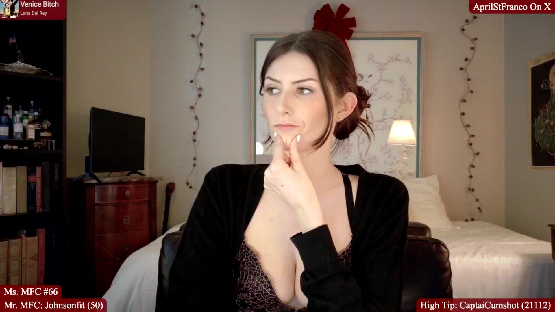 Gallery image thumbnail from AprilStFranco's myfreecams stream on, 01/05/2026, 20:26 image 9 of 20