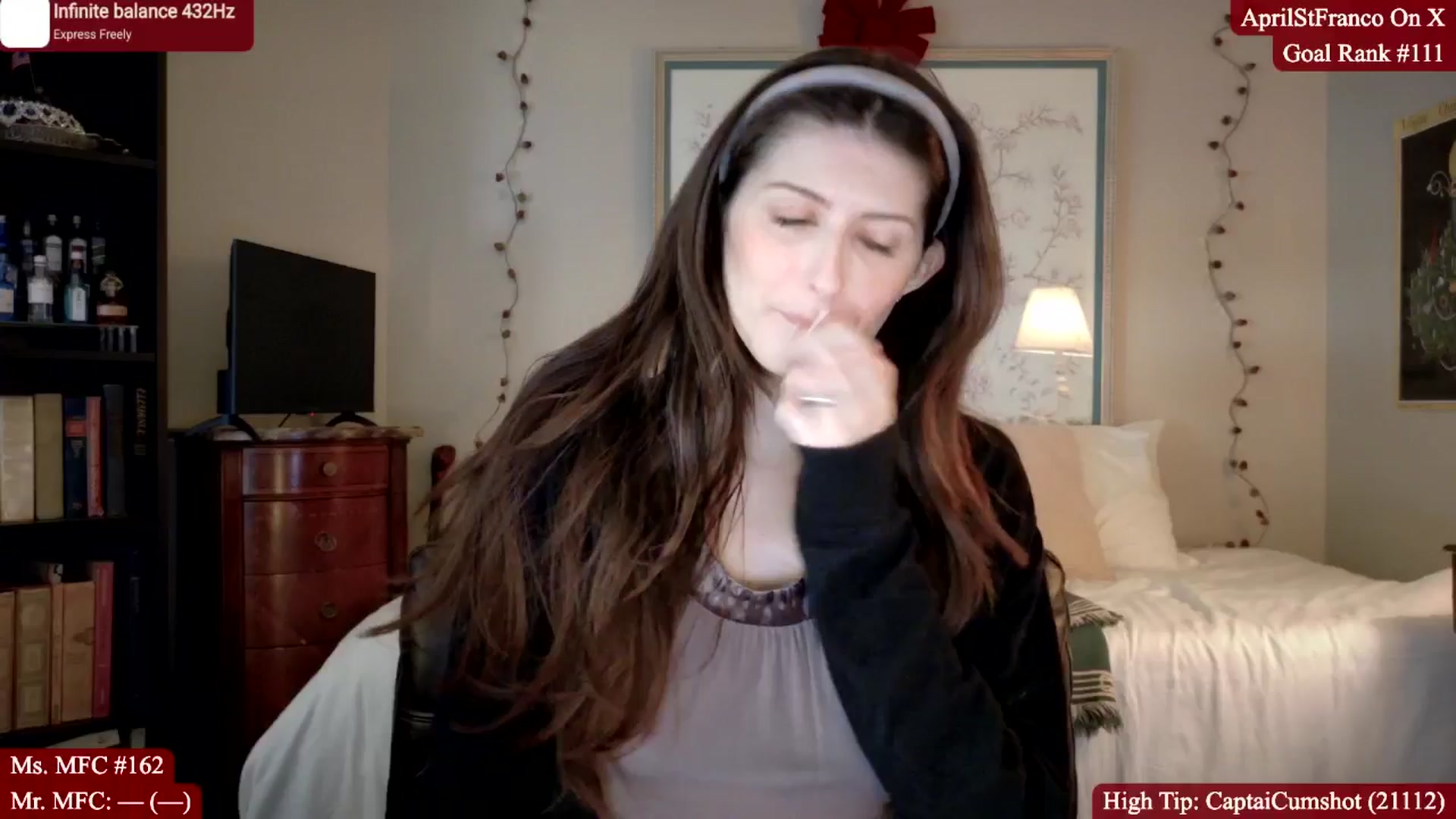 Gallery image thumbnail from AprilStFranco's myfreecams stream on, 01/20/2026, 16:55 image 1 of 20