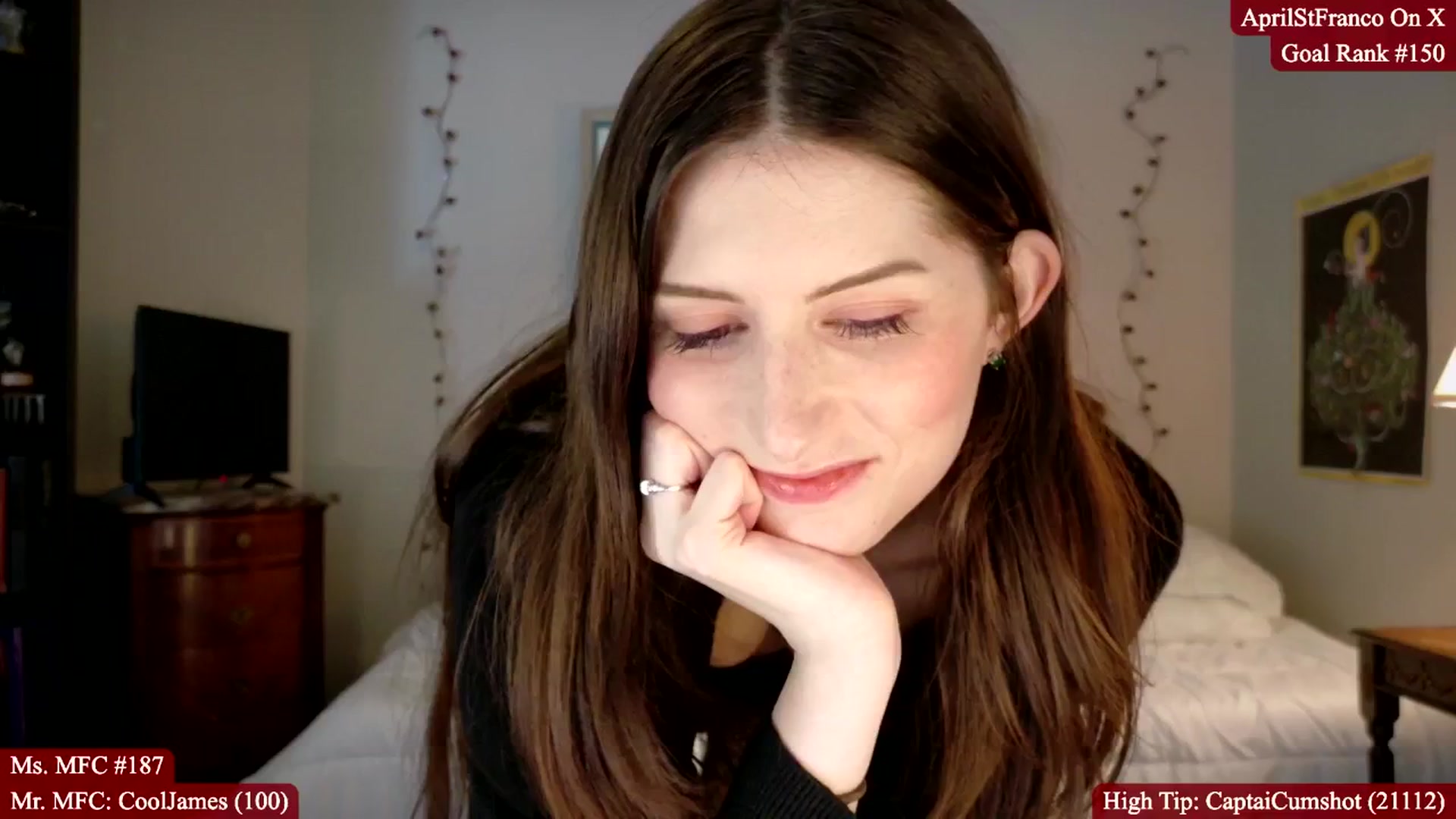 Gallery image thumbnail from AprilStFranco's myfreecams stream on, 02/18/2026, 20:05 image 2 of 20