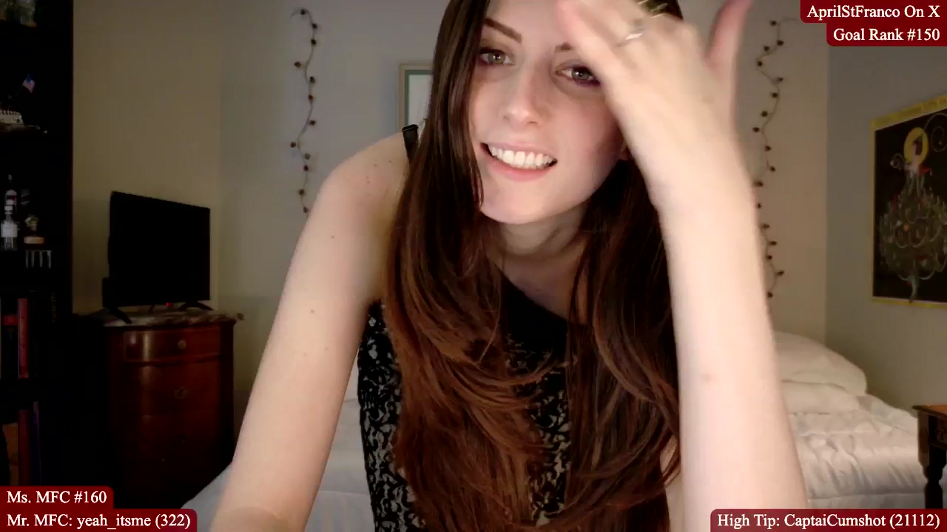 Gallery image thumbnail from AprilStFranco's myfreecams stream on, 02/19/2026, 19:29 image 7 of 20