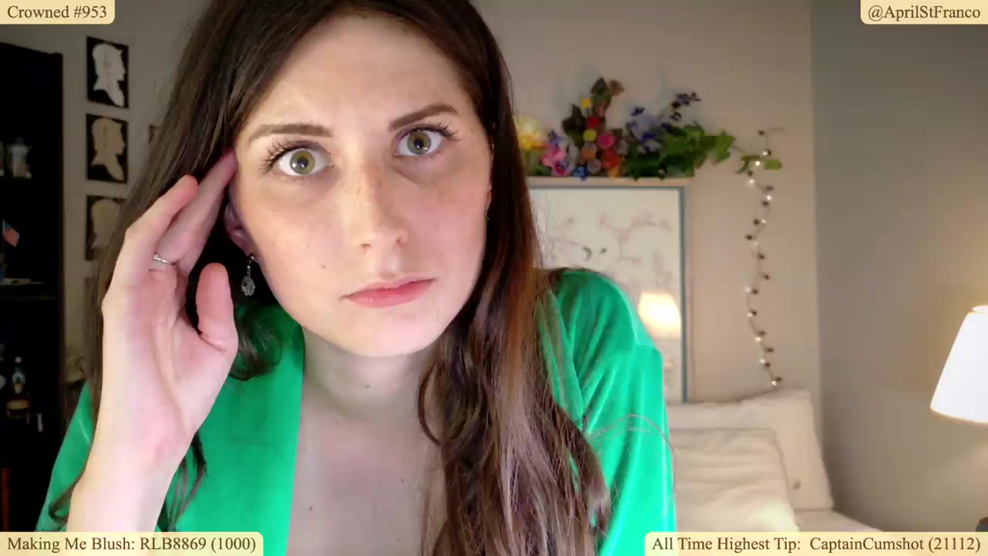 Gallery image thumbnail from AprilStFranco's myfreecams stream on, 08/08/2026, 23:34 image 12 of 20