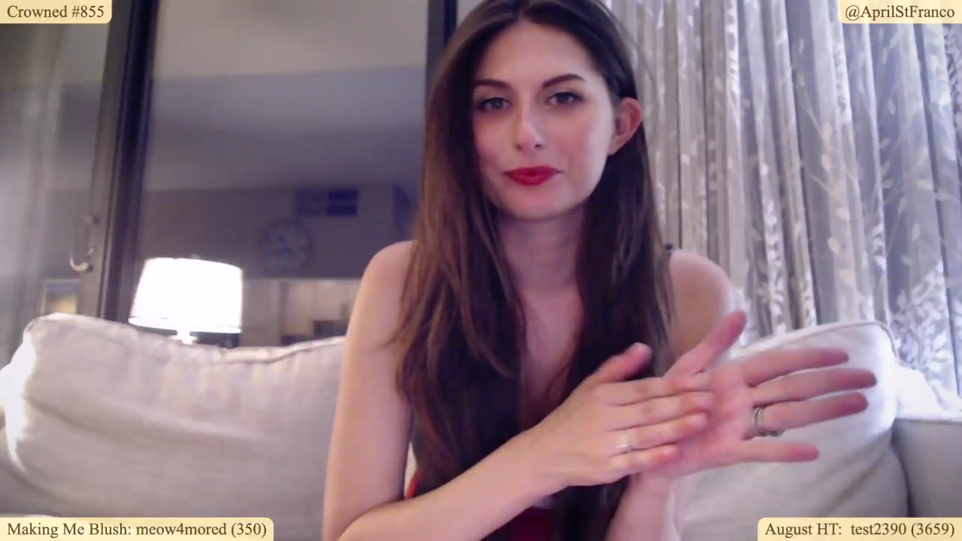 Gallery image thumbnail from AprilStFranco's myfreecams stream on, 08/18/2026, 24:49 image 10 of 20