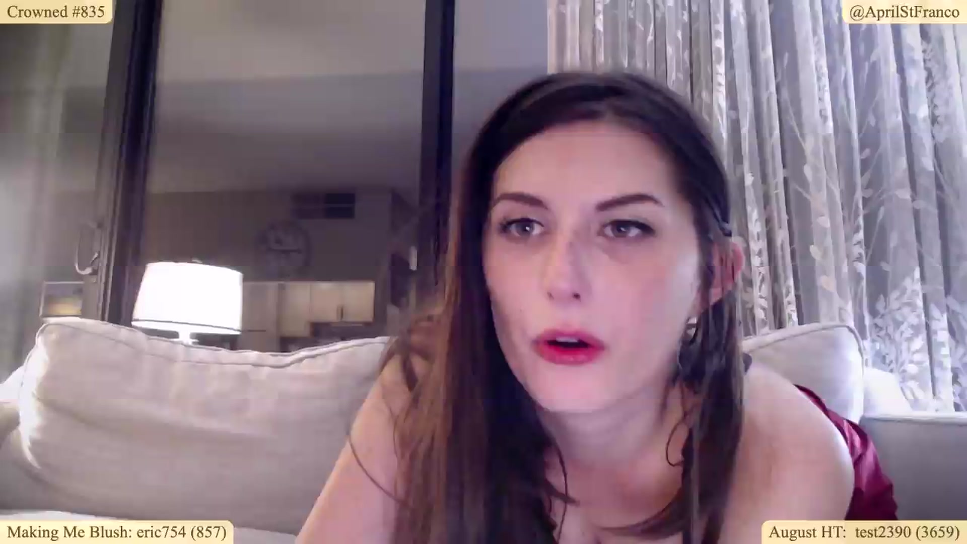 Gallery image thumbnail from AprilStFranco's myfreecams stream on, 08/18/2026, 01:38 image 10 of 20