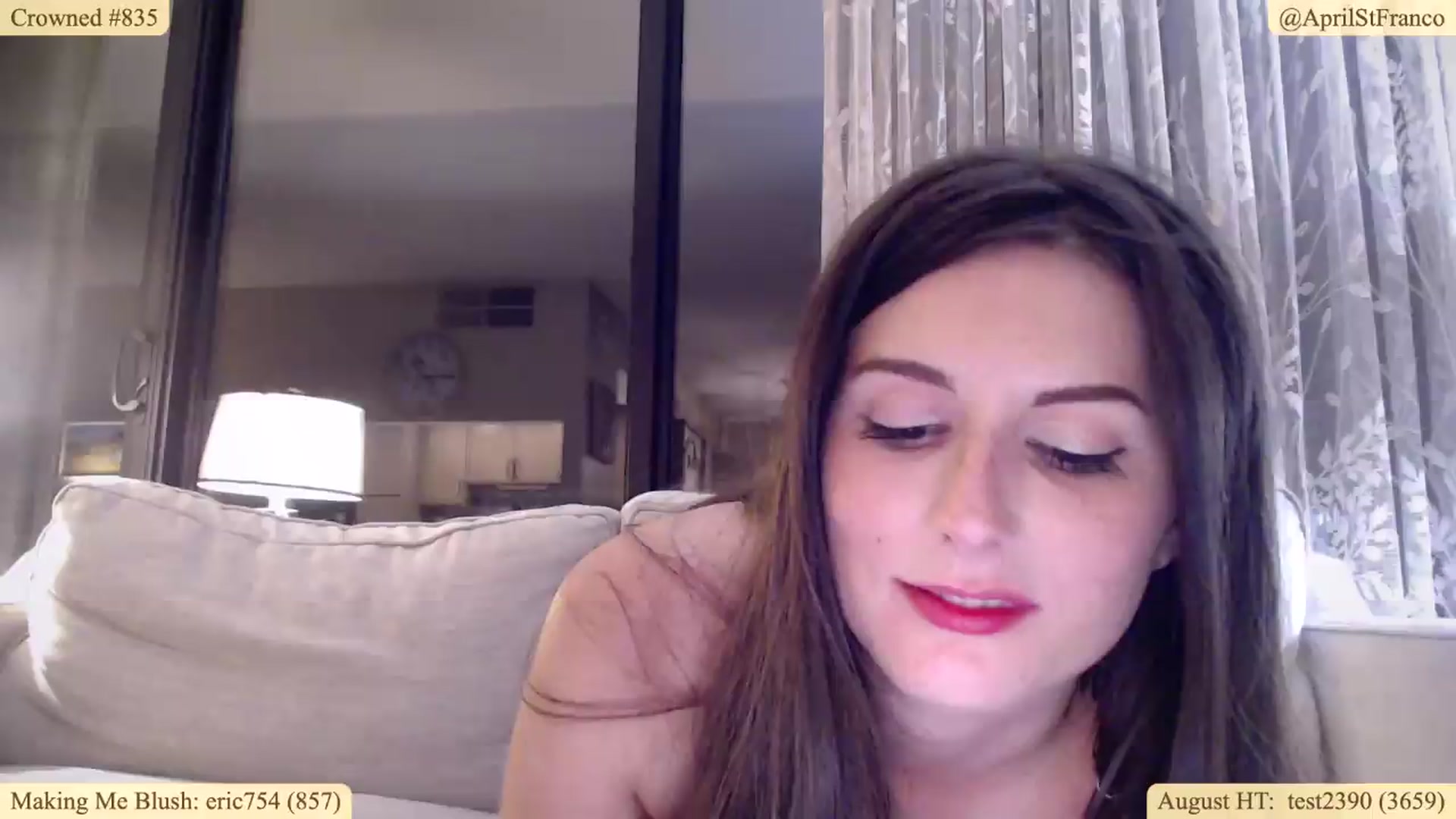 Gallery image thumbnail from AprilStFranco's myfreecams stream on, 08/18/2026, 01:38 image 7 of 20
