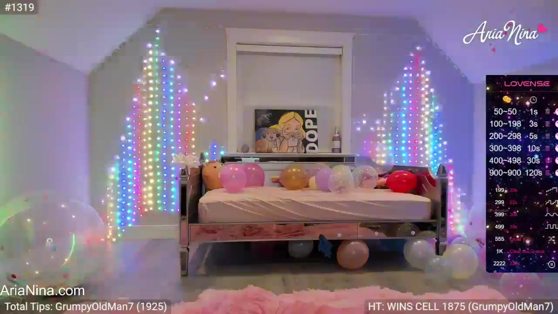 Gallery image thumbnail from AriaNina's myfreecams stream on, 01/08/2024, 04:09 image 4 of 20