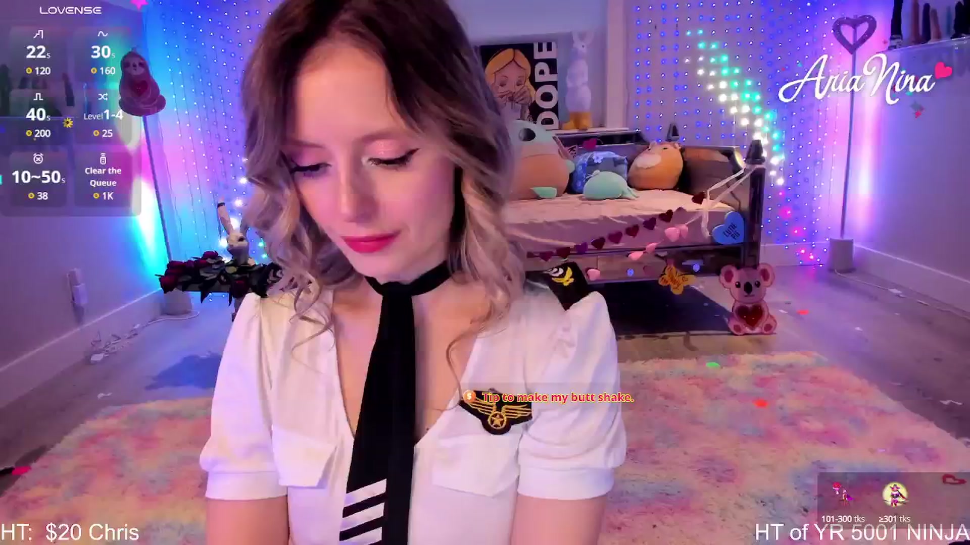 Gallery image thumbnail from AriaNina's myfreecams stream on, 03/30/2025, 04:45 image 6 of 20
