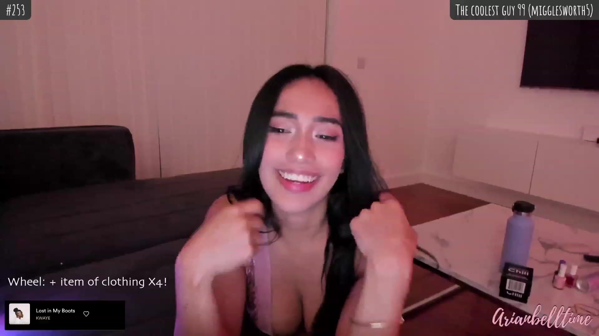 Gallery image thumbnail from ArianBelltime's myfreecams stream on, 09/06/2023, 24:55 image 17 of 20