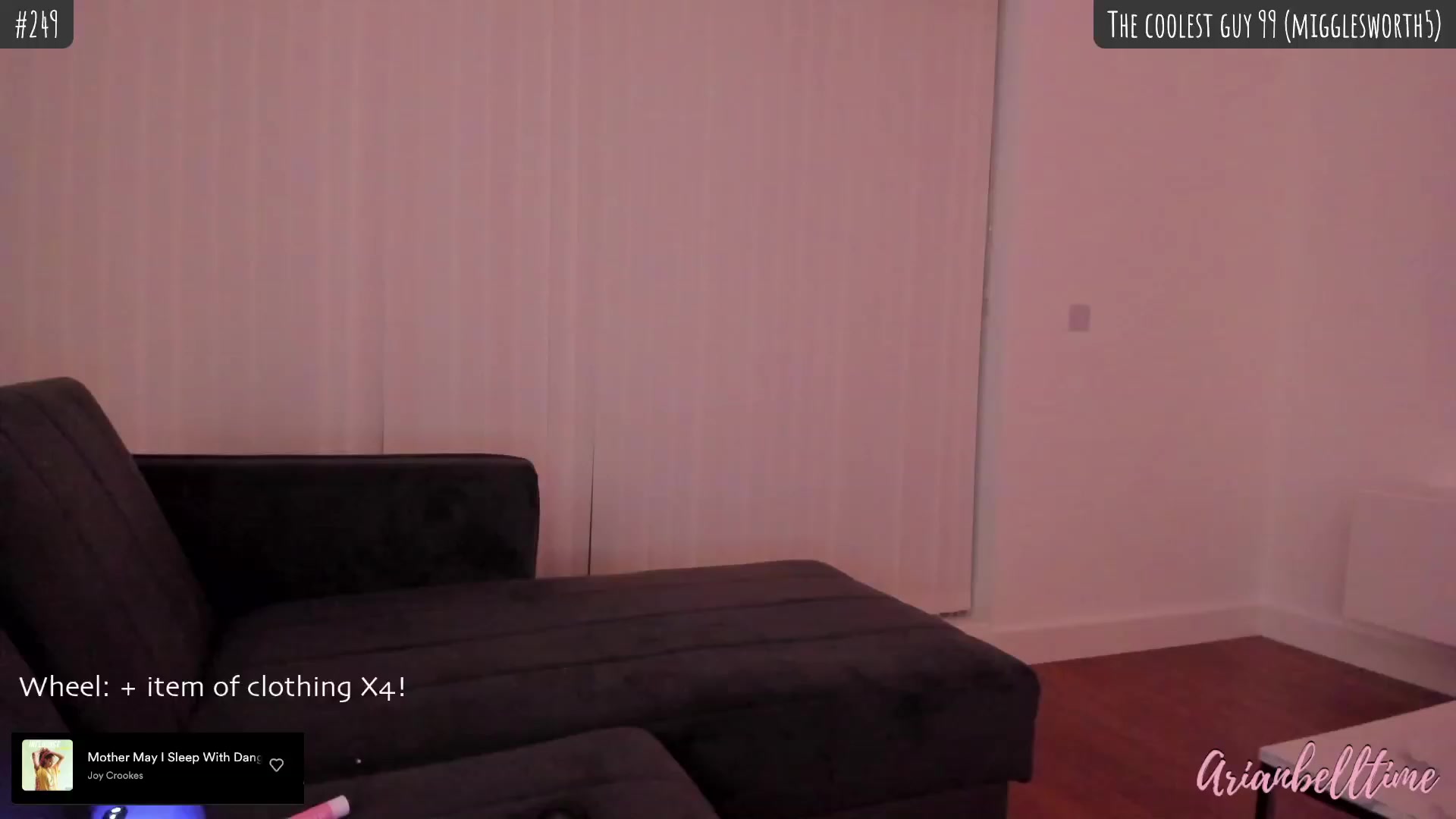 Gallery image thumbnail from ArianBelltime's myfreecams stream on, 09/06/2023, 02:49 image 9 of 20