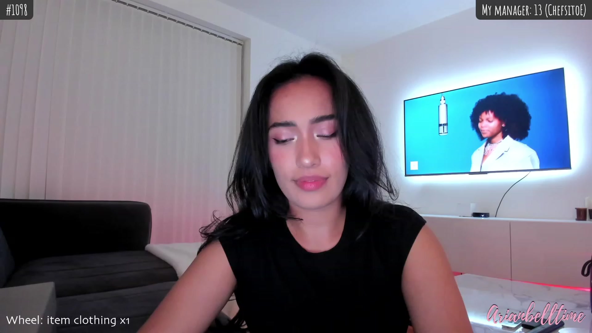 Gallery image thumbnail from ArianBelltime's myfreecams stream on, 11/12/2023, 02:10 image 7 of 20