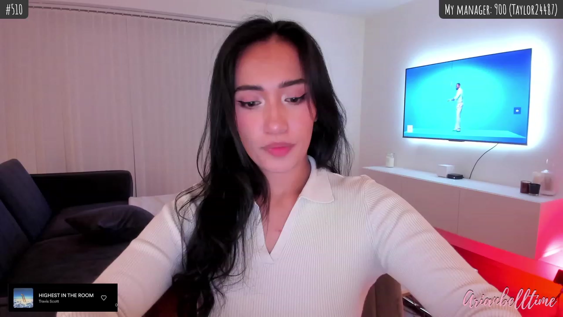 Gallery image thumbnail from ArianBelltime's myfreecams stream on, 11/16/2023, 05:59 image 18 of 20