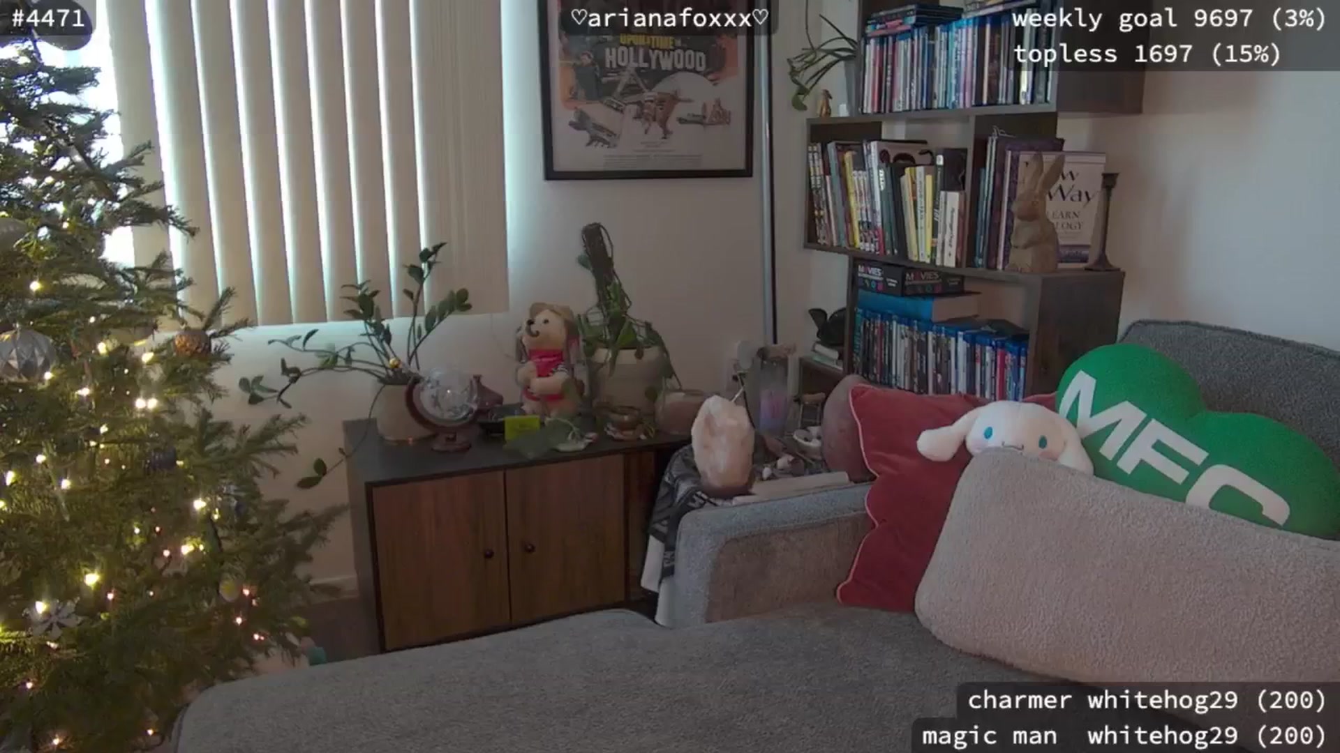 Gallery image thumbnail from ArianaFoxxx's myfreecams stream on, 12/29/2024, 23:43 image 9 of 20