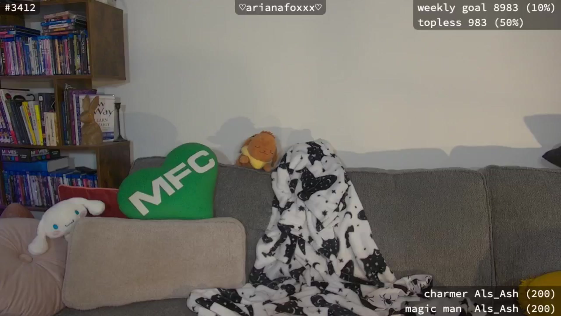 Gallery image thumbnail from ArianaFoxxx's myfreecams stream on, 12/31/2024, 02:33 image 14 of 20