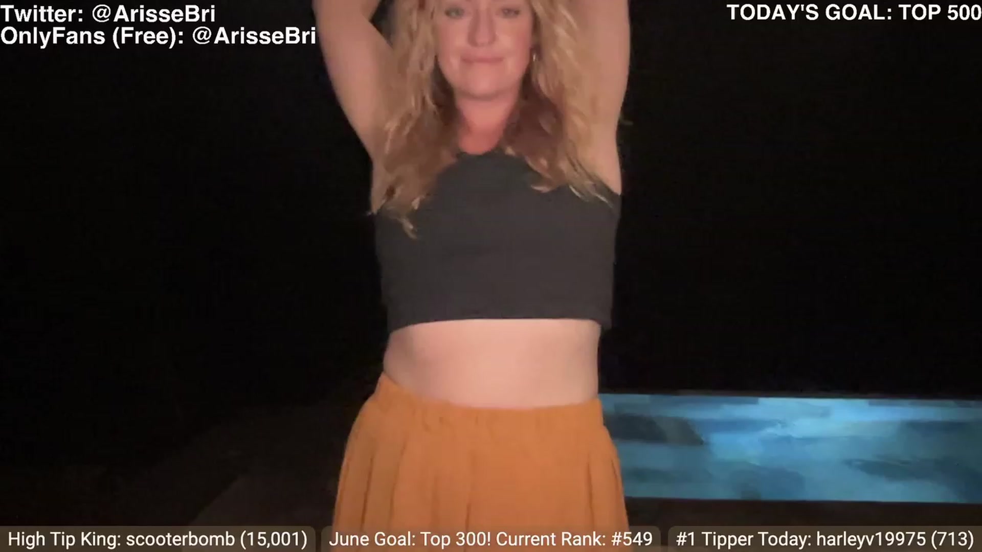 Gallery image thumbnail from ArisseBri's myfreecams stream on, 06/20/2023, 04:49 image 6 of 20