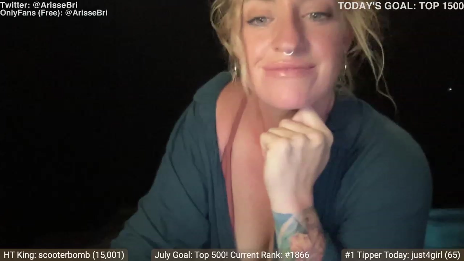 Gallery image thumbnail from ArisseBri's myfreecams stream on, 07/14/2023, 03:49 image 8 of 20