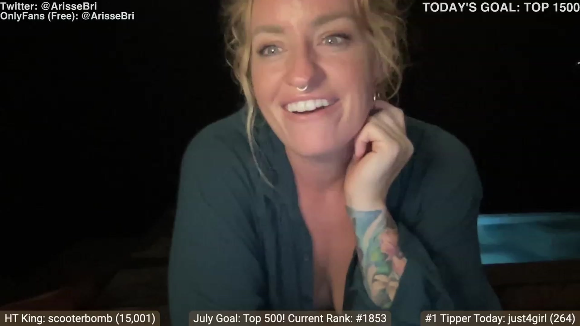Gallery image thumbnail from ArisseBri's myfreecams stream on, 07/14/2023, 03:49 image 14 of 20