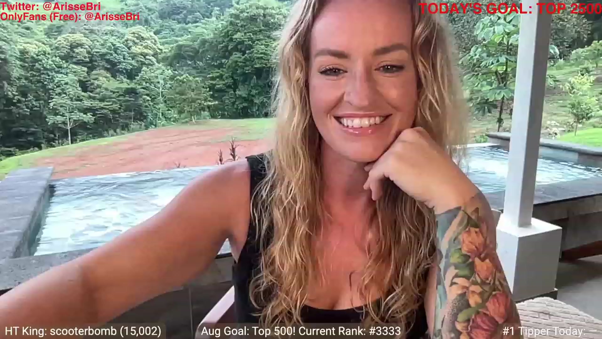 Gallery image thumbnail from ArisseBri's myfreecams stream on, 08/07/2023, 24:06 image 2 of 20
