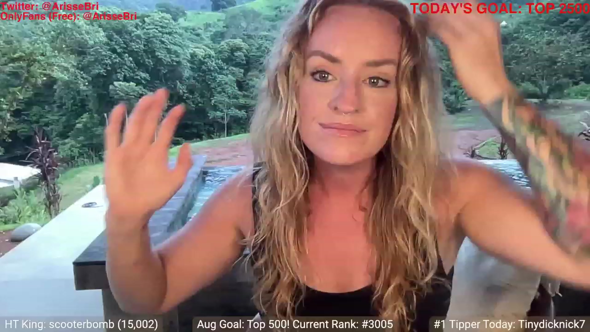 Gallery image thumbnail from ArisseBri's myfreecams stream on, 08/07/2023, 24:06 image 8 of 20