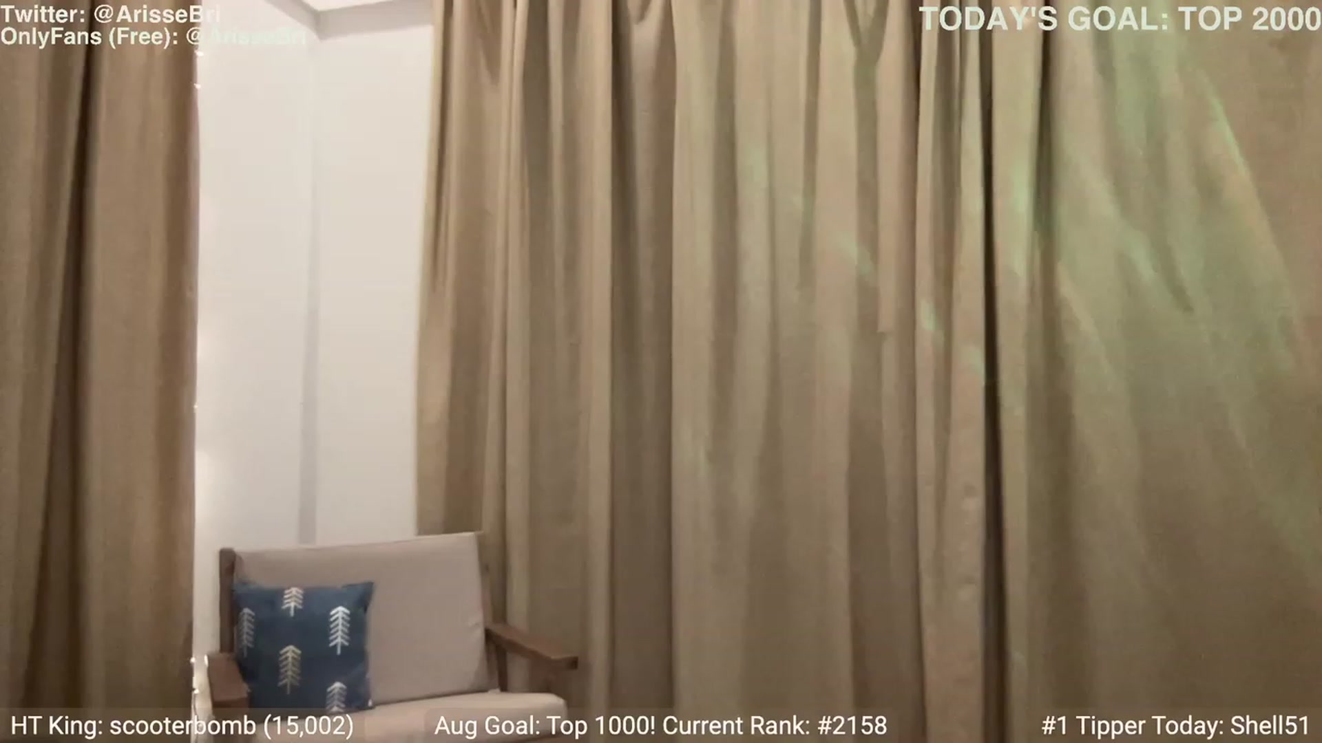 Gallery image thumbnail from ArisseBri's myfreecams stream on, 08/10/2023, 04:14 image 1 of 20