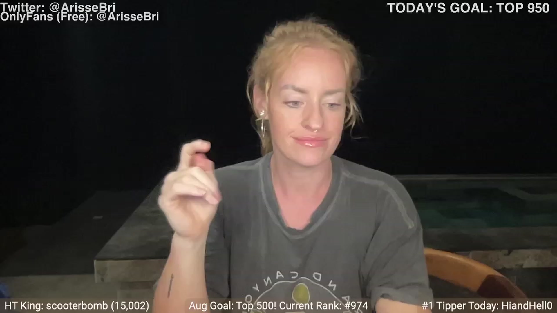 Gallery image thumbnail from ArisseBri's myfreecams stream on, 08/25/2023, 24:23 image 19 of 20