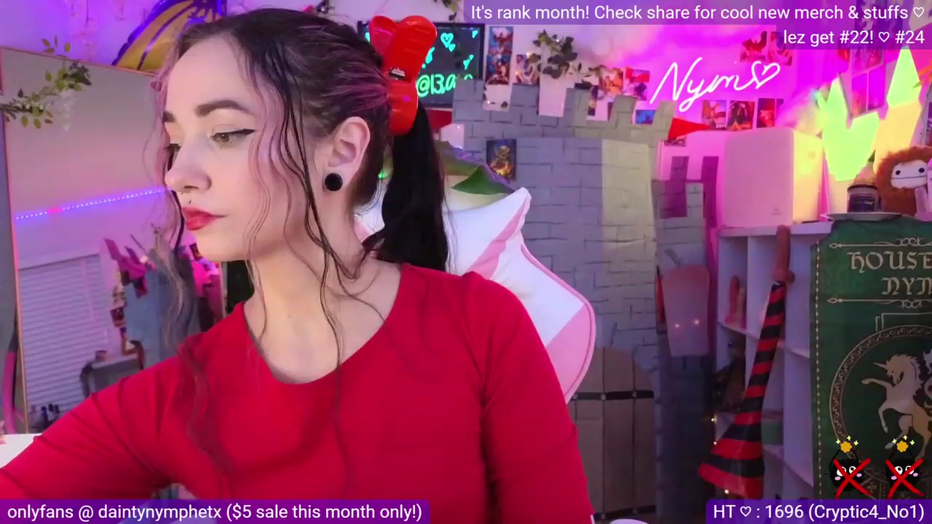 Gallery image thumbnail from Arrietty_x's myfreecams stream on, 07/14/2023, 03:33 image 20 of 20