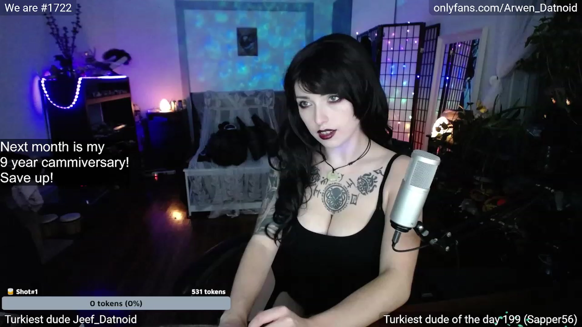 Gallery image thumbnail from Arwen_Datnoid's myfreecams stream on, 11/20/2022, 05:47 image 2 of 20