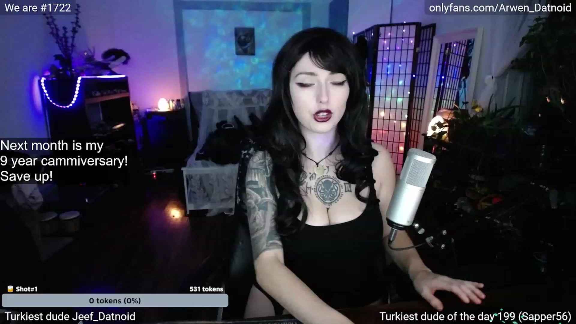 Gallery image thumbnail from Arwen_Datnoid's myfreecams stream on, 11/20/2022, 05:47 image 1 of 20